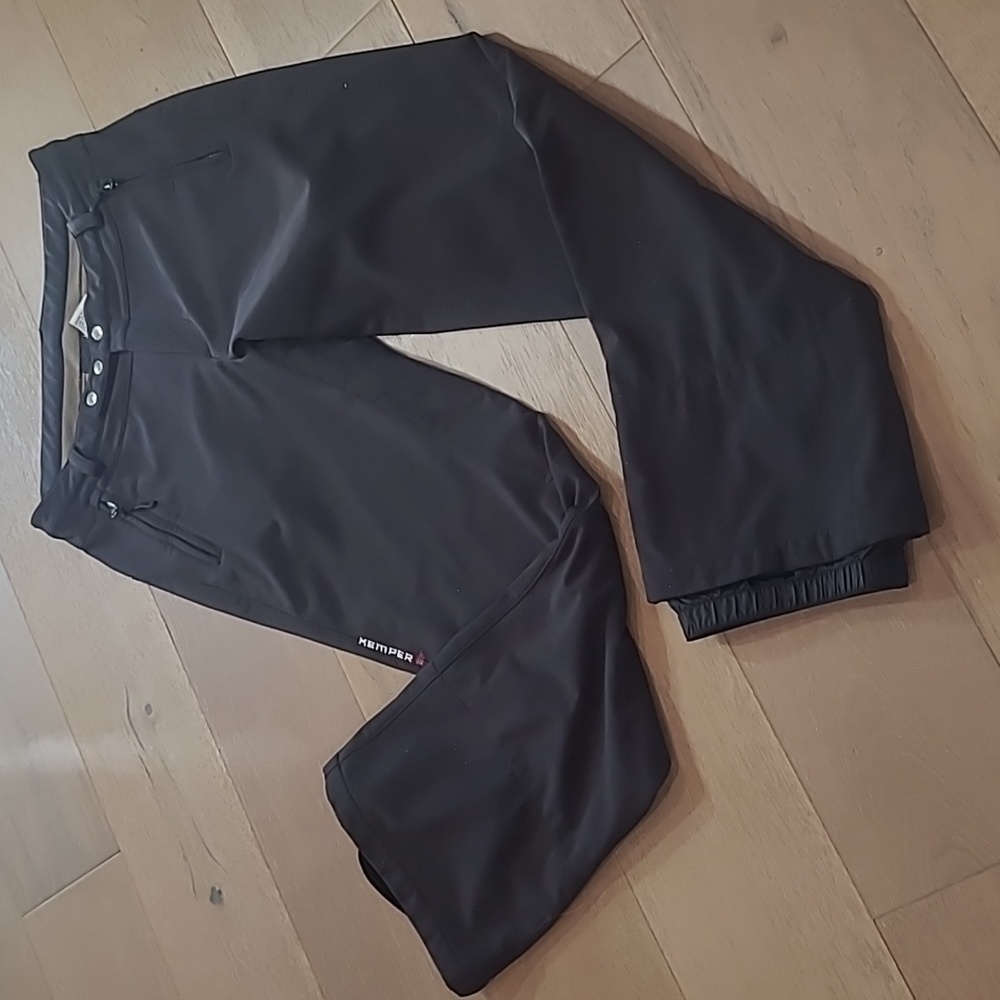 EUC Kemper Ski Pants Women's sz 14 Black Ski/Snowboard Pants